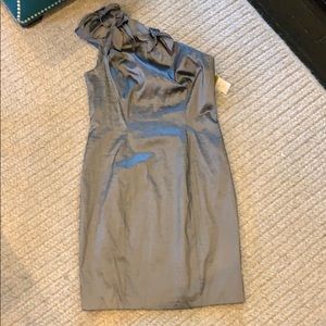 S.L. Fashions Cap Sleeve One Shoulder with Petals